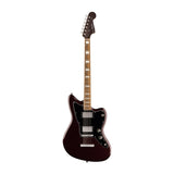 Squier Paranormal Baritone Jazzmaster HH Electric Guitar with Indian Laurel Fingerboard (Oxblood)