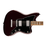 Squier Paranormal Baritone Jazzmaster HH Electric Guitar with Indian Laurel Fingerboard (Oxblood)