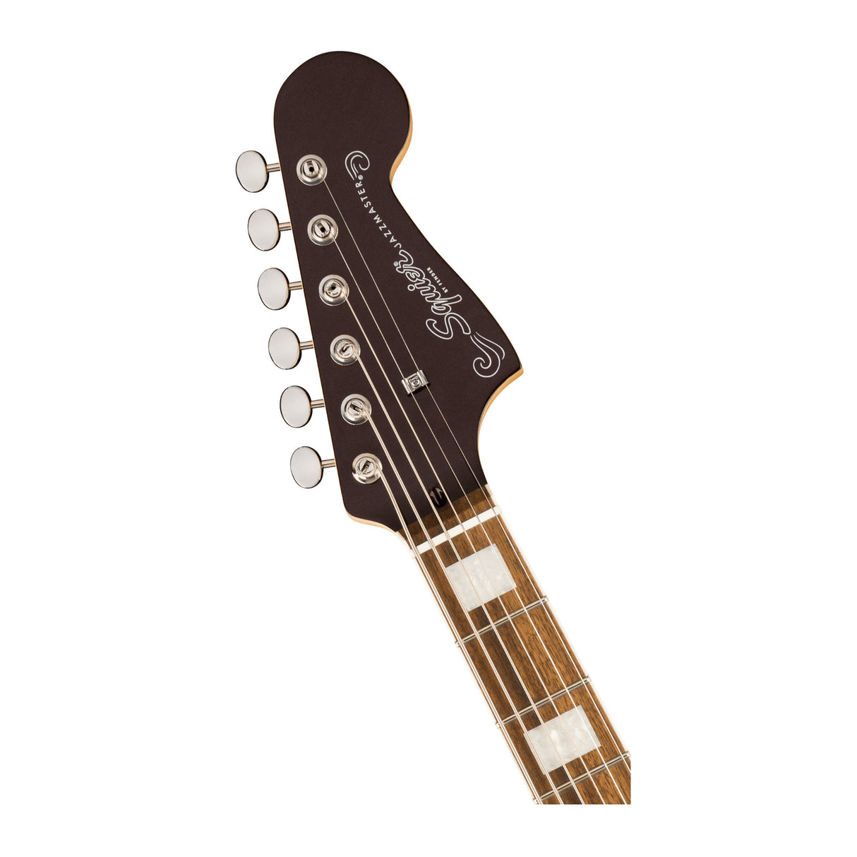 Squier Paranormal Baritone Jazzmaster HH Electric Guitar with Indian Laurel Fingerboard (Oxblood)