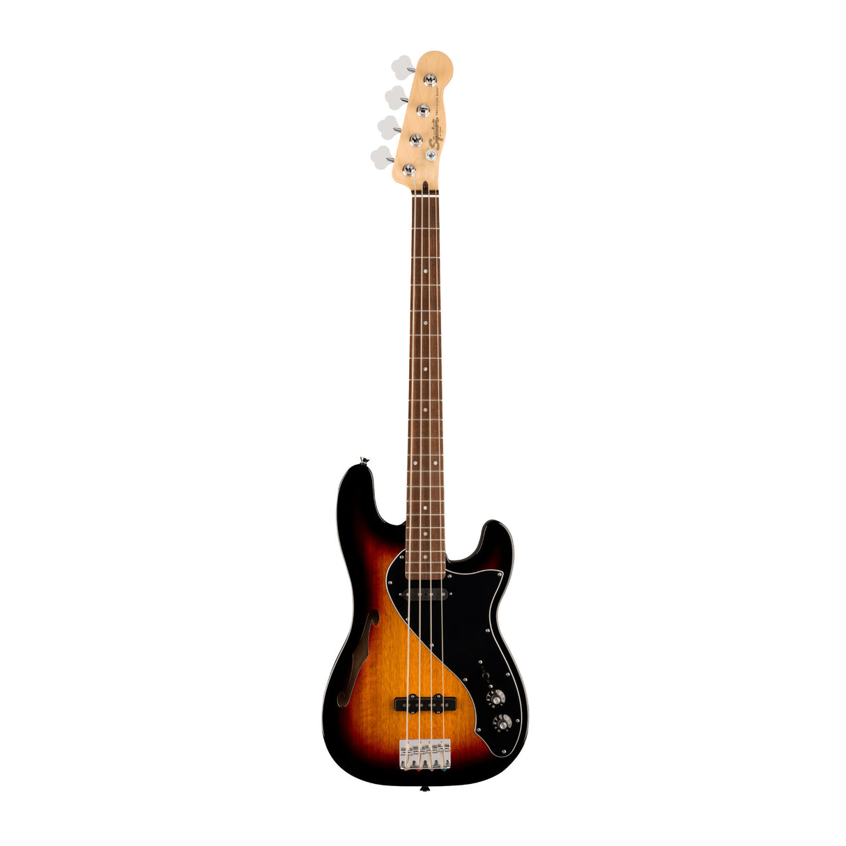 Squier Paranormal Precision Bass Thinline SJ with Indian Laurel Fingerboard (3-Color Sunburst)