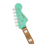 Squier Paranormal Baritone Jazzmaster HH Electric Guitar with Laurel Fingerboard (Sea Foam Green)