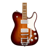 Fender Paranormal Troublemaker Telecaster Deluxe Bigsby with Laurel Fingerboard (Honey Sunburst)