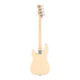 Squier Paranormal Precision Bass Thinline SJ 4-String Bass with Maple Fingerboard (Vintage White)