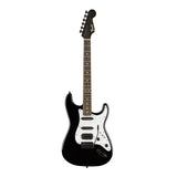 Fender Limited Edition Player Fusion Stratocaster HSS 6-String Electric Guitar with Gig Bag (Black)