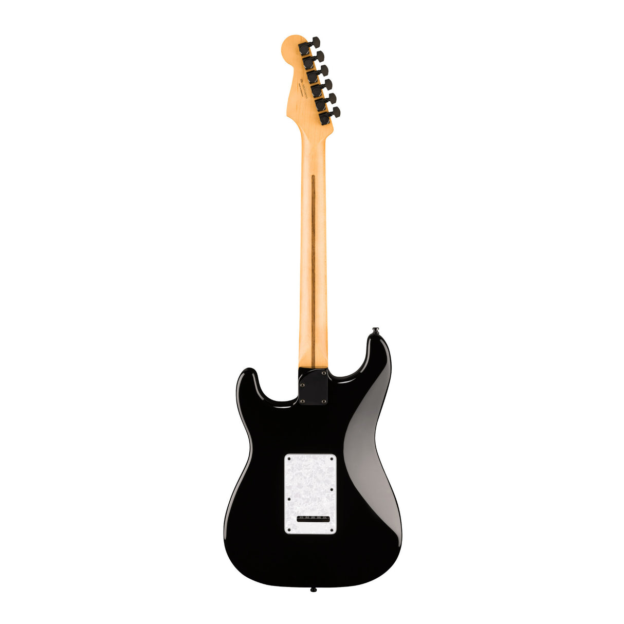 Fender Limited Edition Player Fusion Stratocaster HSS 6-String Electric Guitar with Gig Bag (Black)