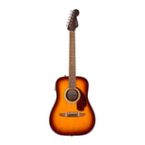 Fender California Deluxe Redondo Jr. E Acoustic-Electric Guitar with C-Shaped Neck (Honey Sunburst)