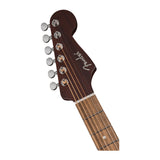 Fender California Deluxe Redondo Jr. E Acoustic-Electric Guitar with C-Shaped Neck (Honey Sunburst)