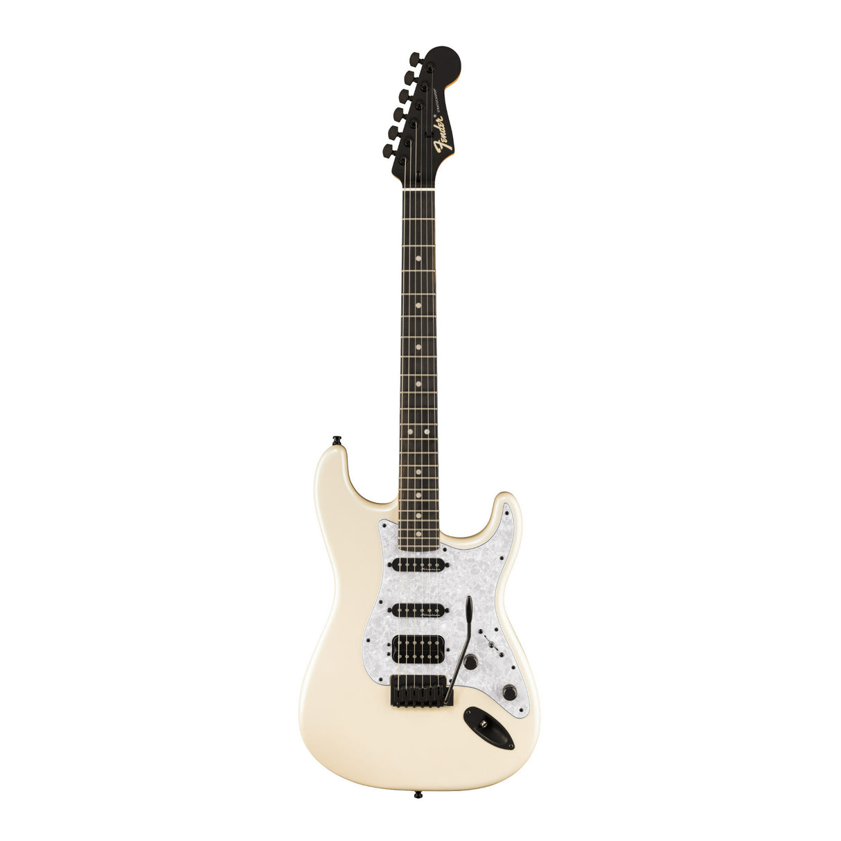 Fender Limited Edition Player Fusion Stratocaster HSS Electric Guitar with Gig Bag (Olympic Pearl)