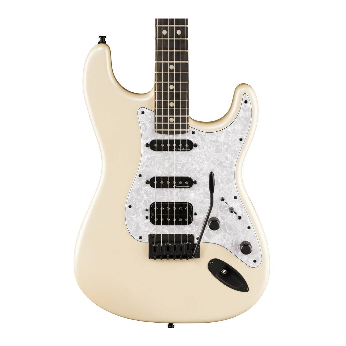 Fender Limited Edition Player Fusion Stratocaster HSS Electric Guitar with Gig Bag (Olympic Pearl)