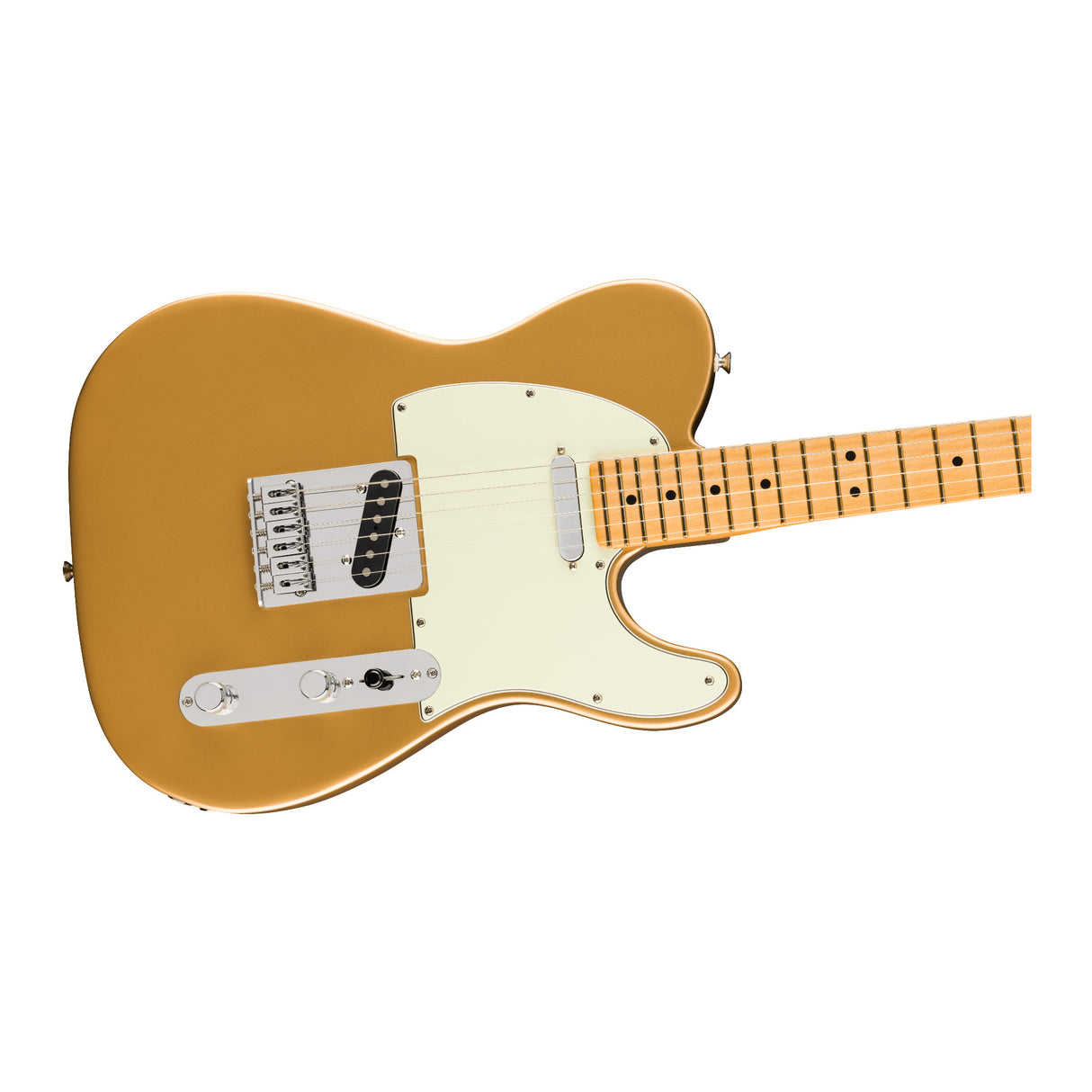 Fender 75th Anniversary Player II Telecaster with Maple Fingerboard (Aztec Gold)