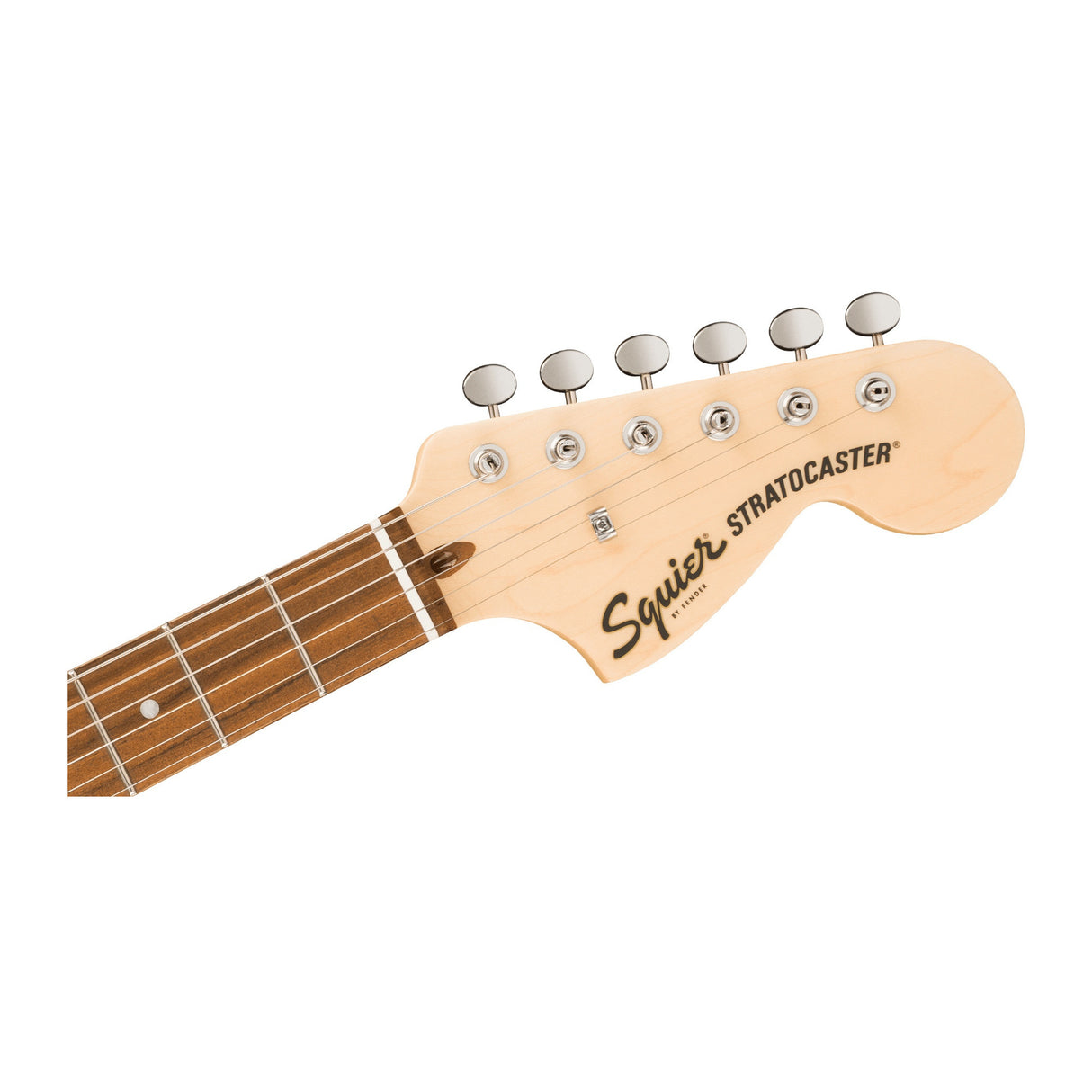 Fender Paranormal Stratocaster Deluxe Guitar, Laurel Fingerboard (Vintage White)