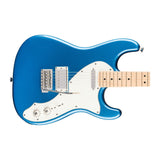 Squier Paranormal Stratocaster Deluxe Electric Guitar with Maple Fingerboard (Lake Placid Blue)