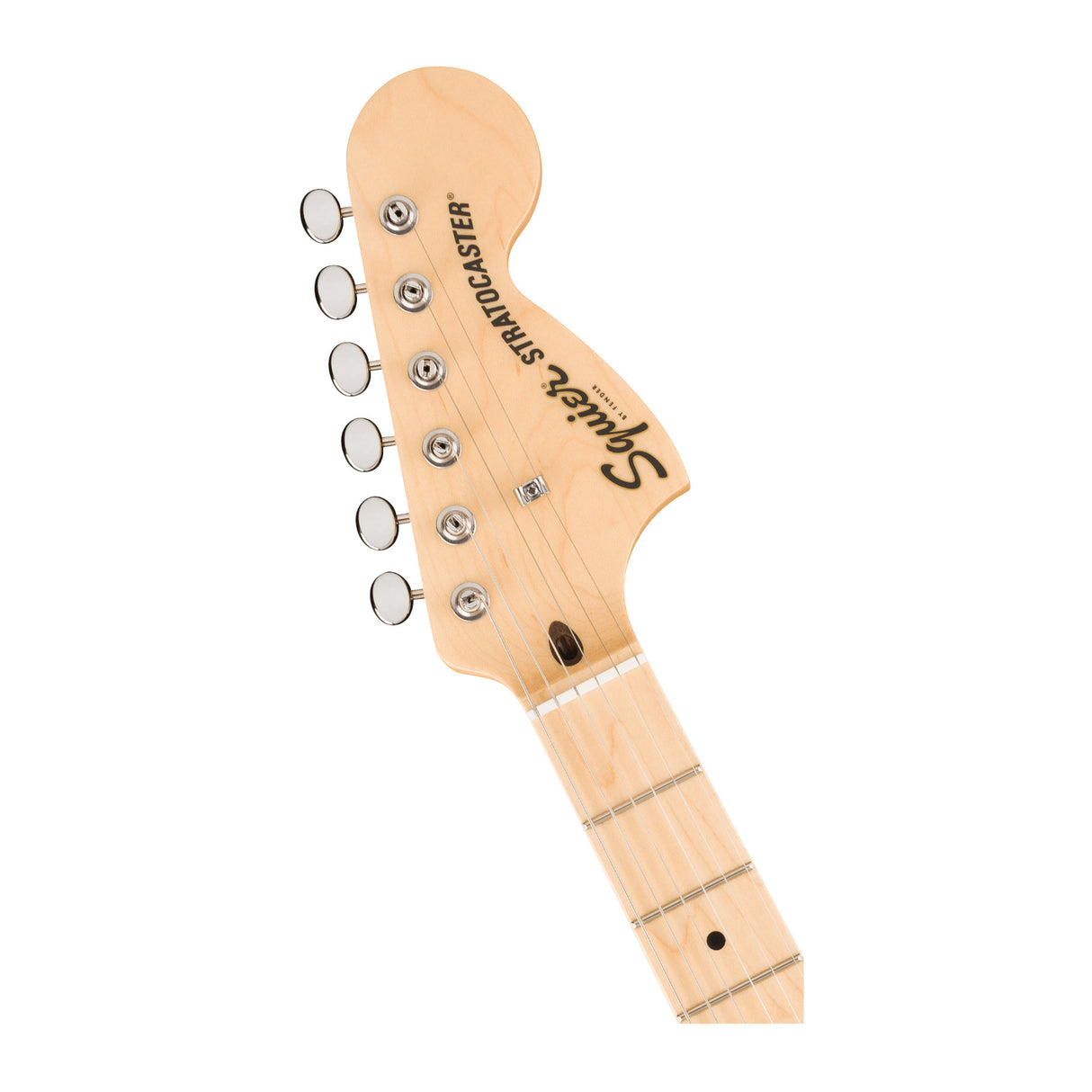 Squier Paranormal Stratocaster Deluxe Electric Guitar with Maple Fingerboard (Lake Placid Blue)