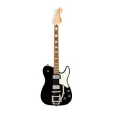Squier Paranormal Troublemaker Telecaster Deluxe Electric Guitar (Black)