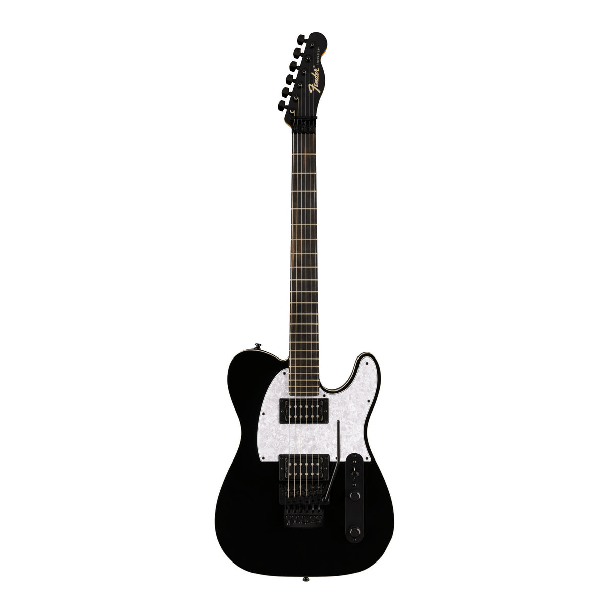 Fender Limited Edition Player Fusion Telecaster HH 6-String Electric Guitar with Gig Bag (Black)