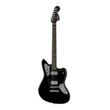 Fender Limited Edition Player Fusion Jaguar Baritone 6-String Electric Guitar with Gig Bag (Black)