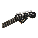Fender Limited Edition Player Fusion Jaguar Baritone 6-String Electric Guitar with Gig Bag (Black)