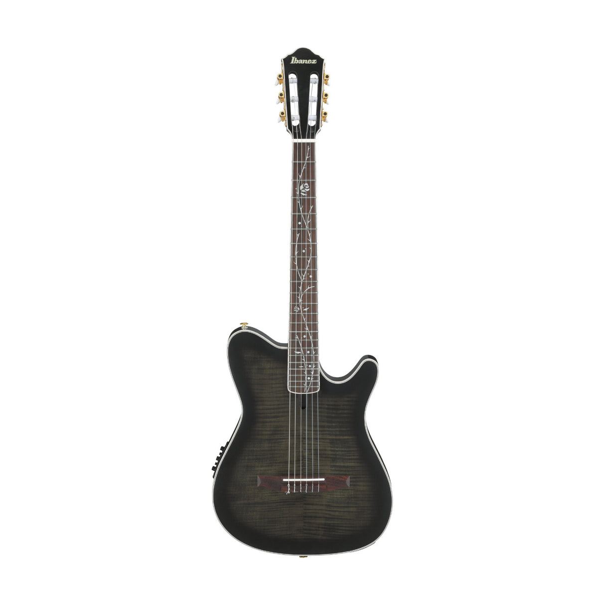 Ibanez Tim Henson TOD20FMNBFL Electric Nylon Guitar with C-Shape Neck (Black Burst Fade Low Gloss)
