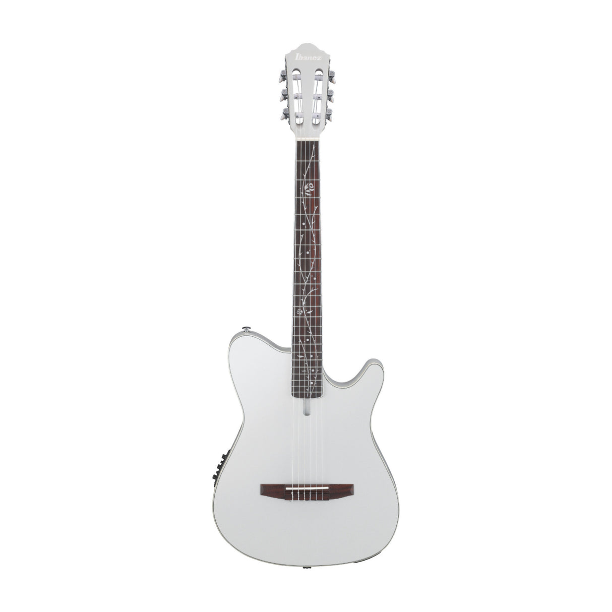Ibanez Tim Henson TOD10NSMF Electric Nylon Guitar with Modified FRH Body (Silver Metallic Flat)