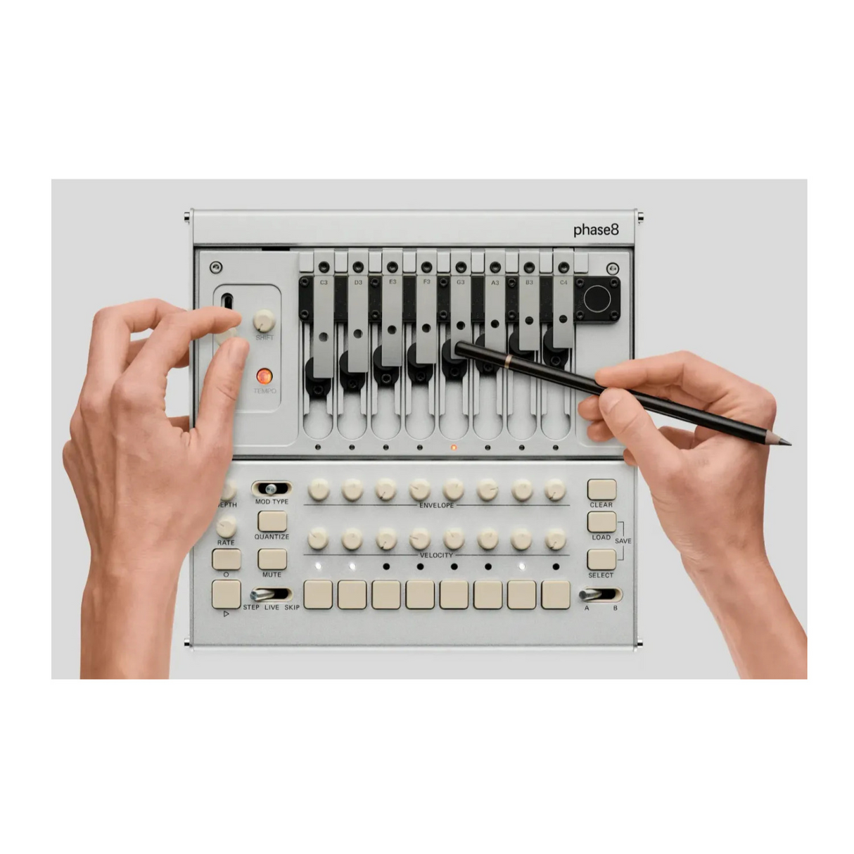 KORG phase8 Eight-voice Acoustic Synthesizer with 13 Tunable Steel Resonators