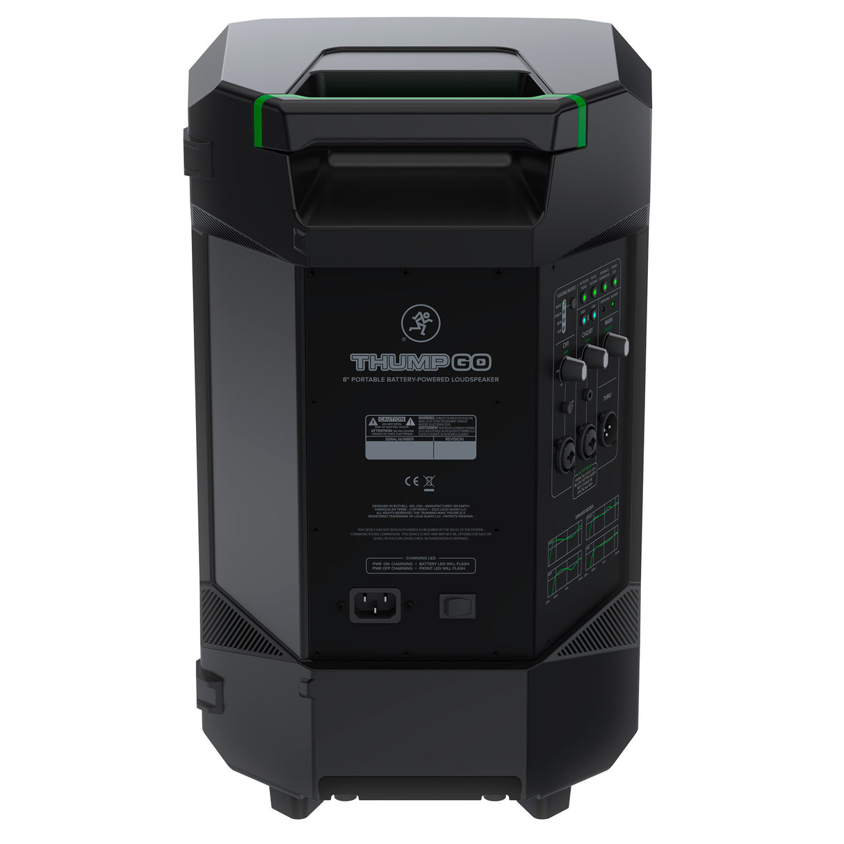 Mackie ThumpSub GO Battery Powered Subwoofer with Loudspeaker, Audio Mixer and Accessories Bundle