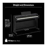 Yamaha Arius YDP-166 Digital Home Piano (White Birch)