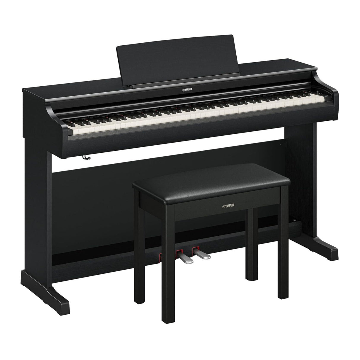 Yamaha Arius YDP-166B Digital Home Piano with Bench (Black Walnut)