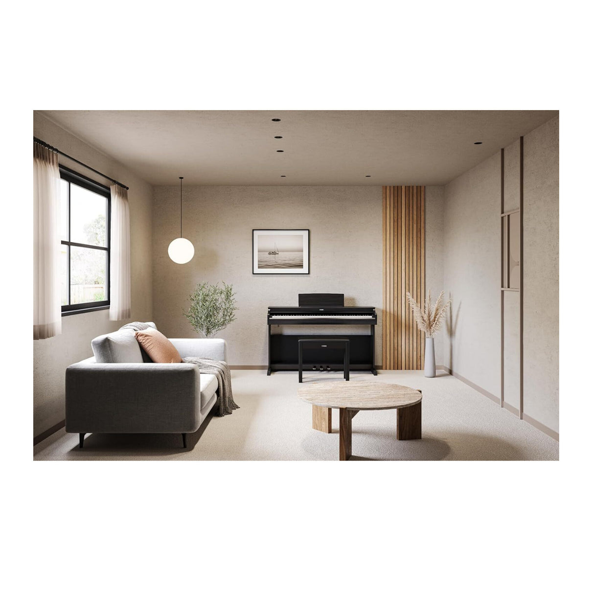 Yamaha Arius YDP-166B Digital Home Piano with Bench (Black Walnut)