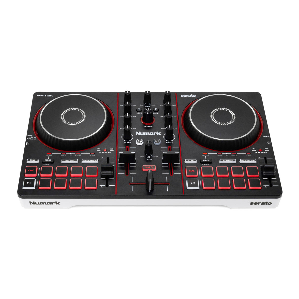 Numark Party Mix III DJ Controller with Built-In LED Light Show