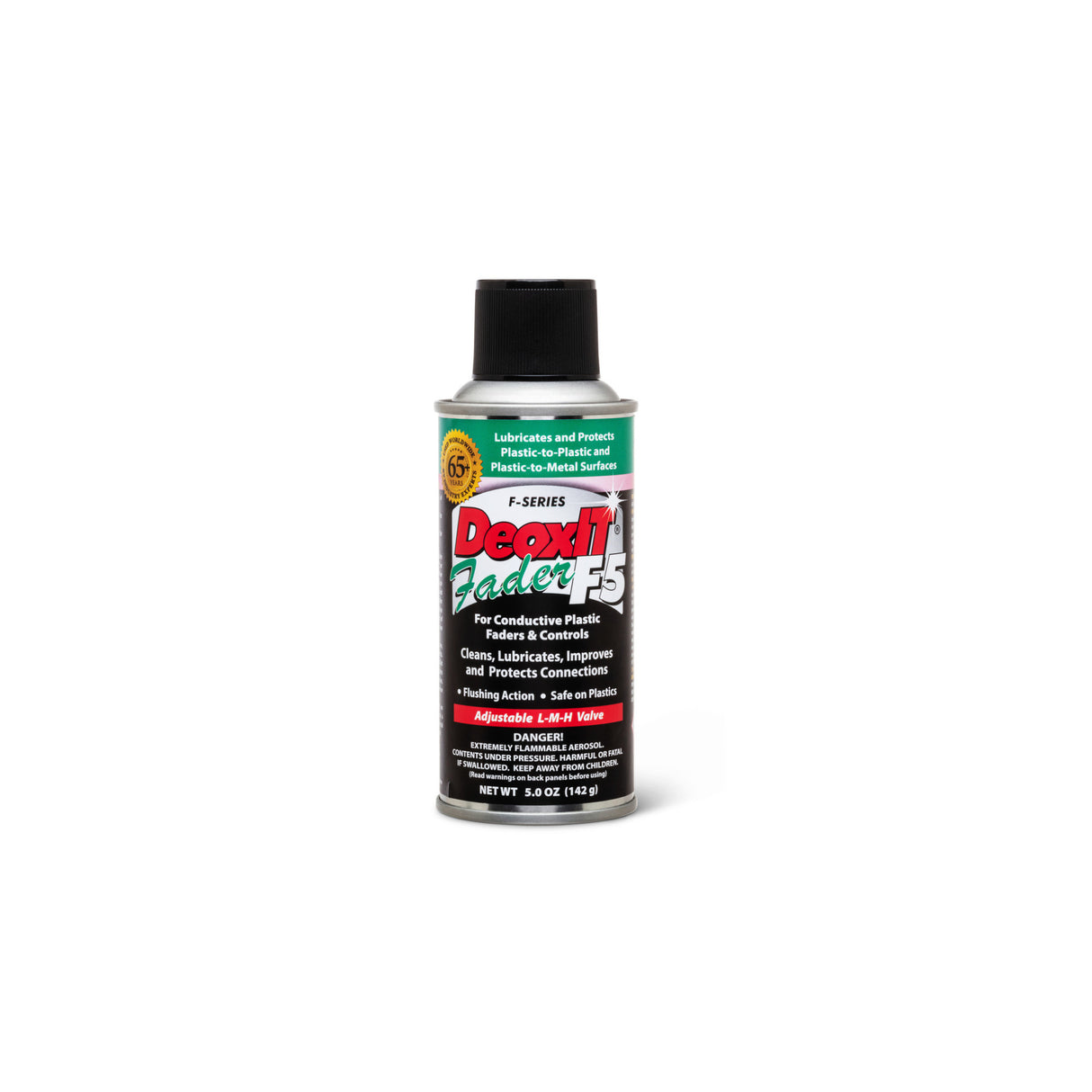 Hosa CAIG DeoxIT FaderLube, 5% Spray (5 oz) for Conductive Plastic Faders & Controls