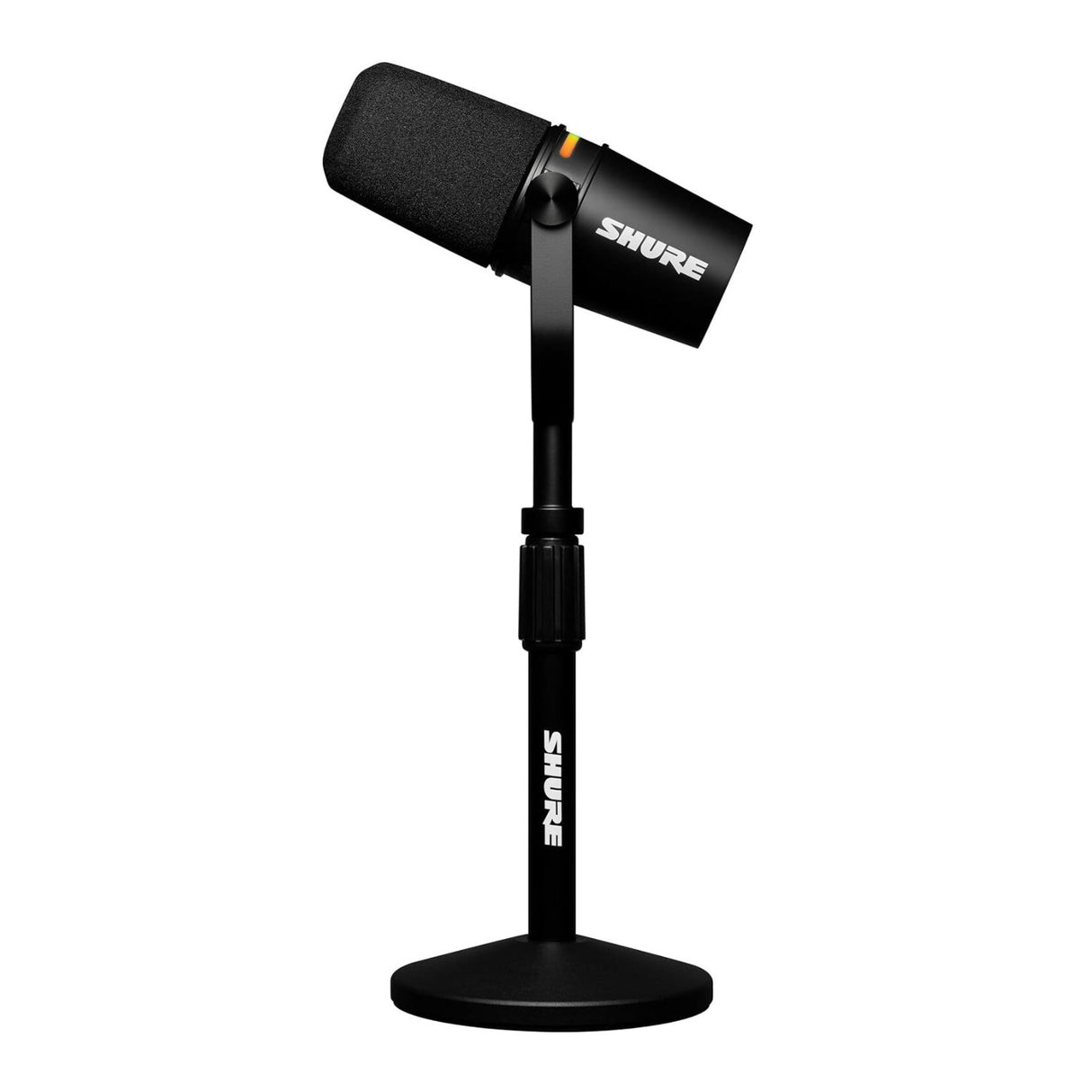 Shure MV7+ XLR and USB Podcast Dynamic Microphone with Stand