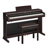 Yamaha Arius Series YDP-166R 88-Key Weighted Digital Home Piano with Bench (Rosewood)
