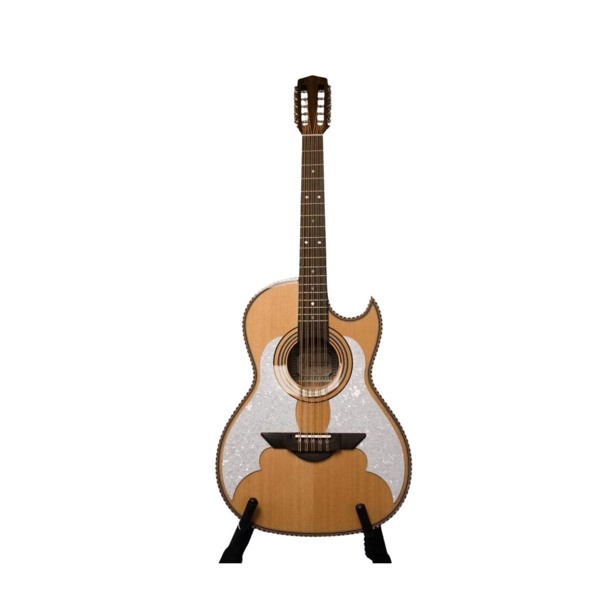 H. Jimenez LBQ3 El Murciélago Solid Spruce Top Bajo Quinto Cutaway Guitar with Gig Bag