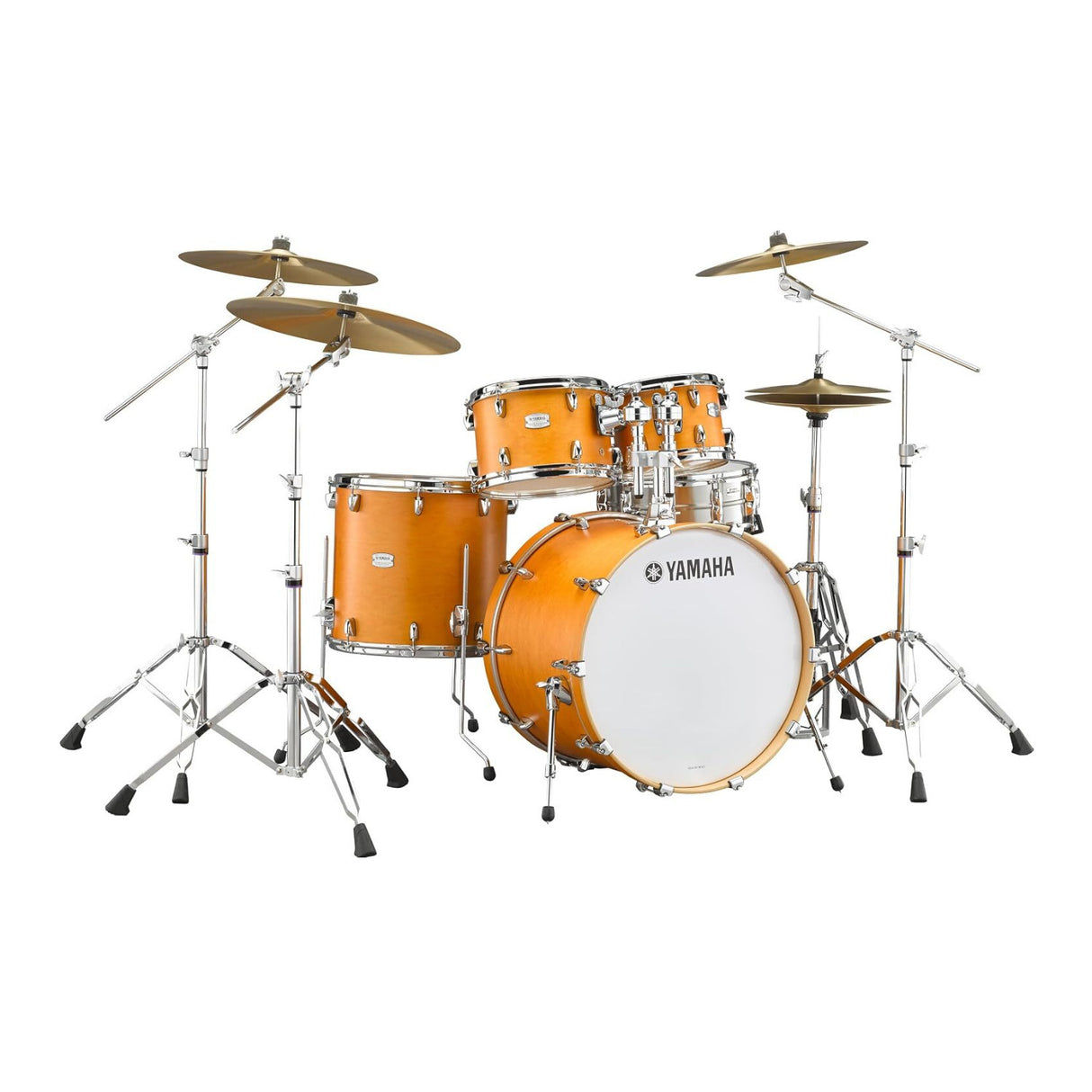 Yamaha Tour Custom Maple 4-Piece Drum Shell Pack (Shell Caramel Satin)