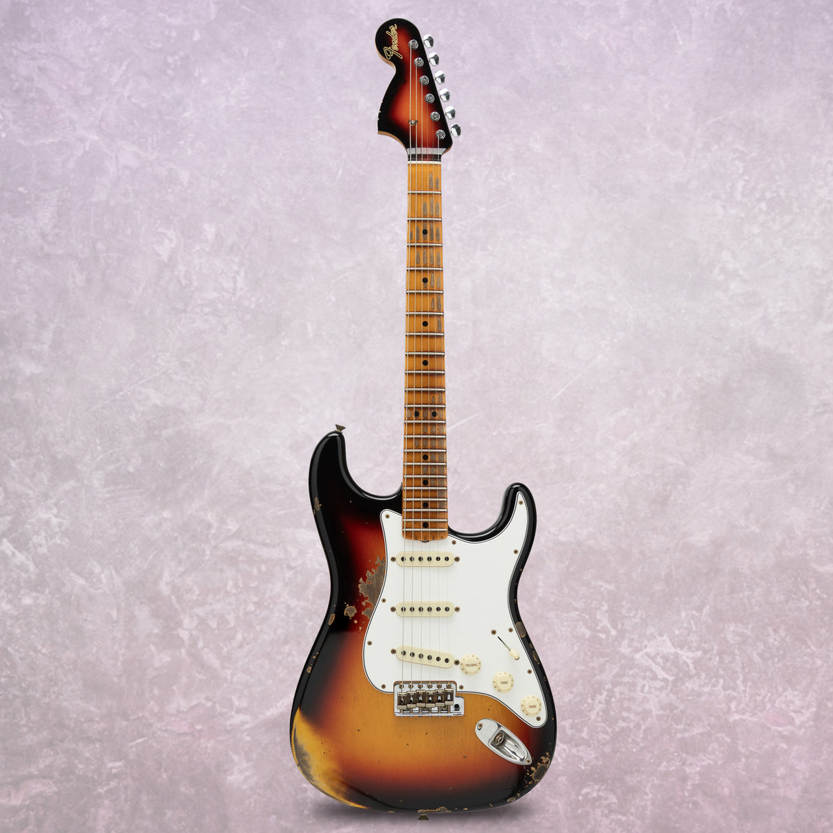 Fender Custom Shop 1969 Stratocaster Heavy Relic with Matching Headcap Guitar (Aged Target 3TSB)