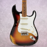 Fender Custom Shop 1969 Stratocaster Heavy Relic with Matching Headcap Guitar (Aged Target 3TSB)