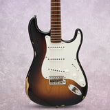Fender Custom Shop '50s DualMag II Compound Radius Stratocaster Relic (Wide Fade, 2-Tone Starburst)