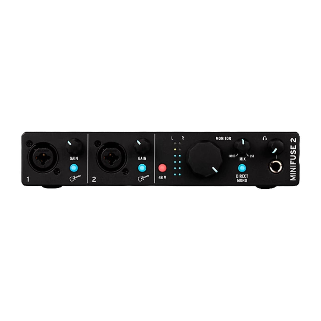 Arturia MiniFuse 2 Audio Interface (Black)