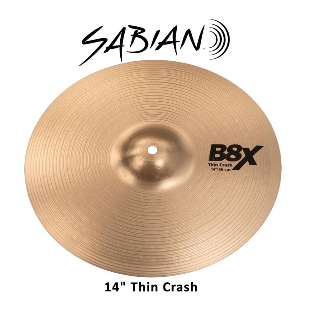 Sabian 14-Inch B8X Thin Crash Cymbal