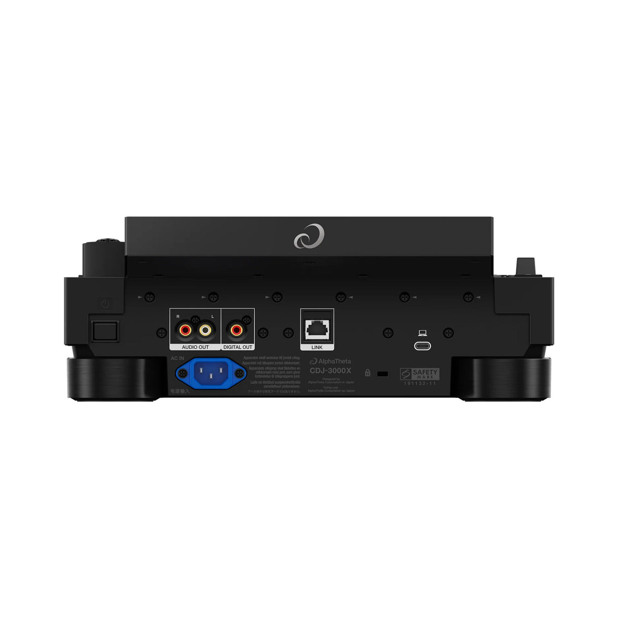 AlphaTheta CDJ-3000X Professional DJ Media Player with 10.1 Inch Touchscreen Display
