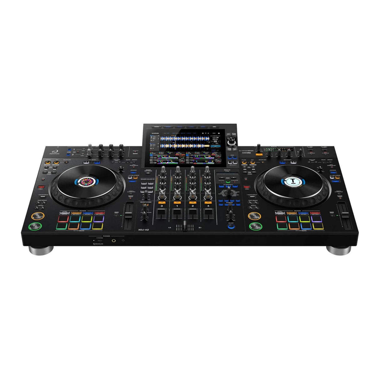 AlphaTheta XDJ-AZ 4-Channel All-In-One Digital DJ System with 10.1 Inch Touchscreen