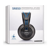 SAMSON SR850B Professional Studio Reference Headphones (Blue)