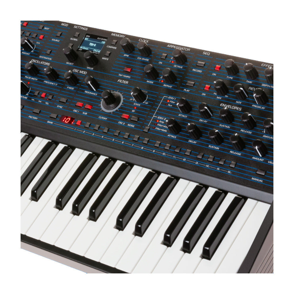 Oberheim TEO-5 5-Voice 44-Key Analog Synthesizer Keyboard with 64 Step Polyphonic Sequencer