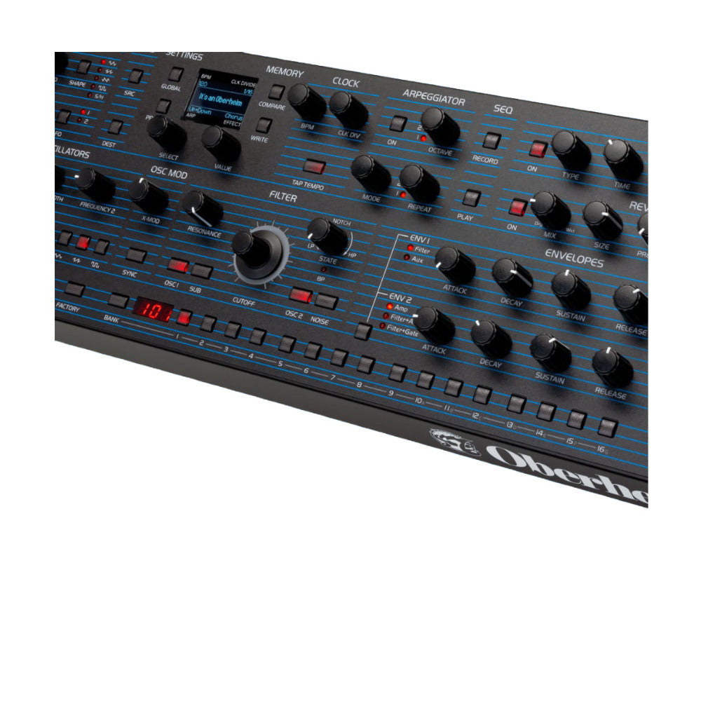 Oberheim TEO-5 5-Voice Desktop Analog Synthesizer Module with 64 Step Polyphonic Sequencer