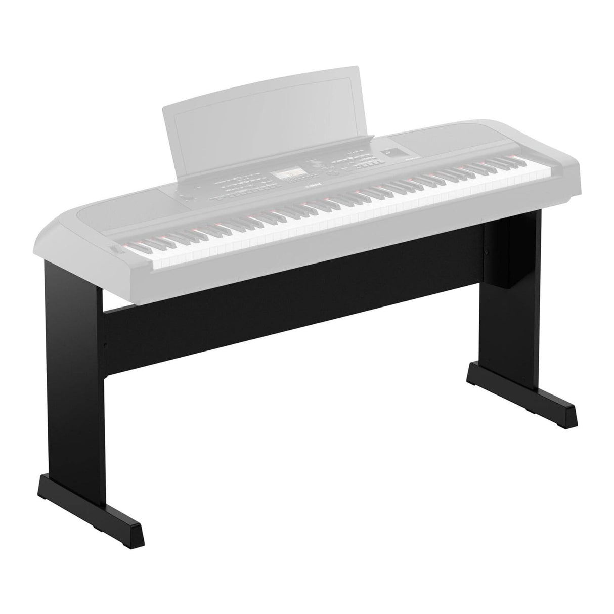 Yamaha L300B Matching Furniture Piano Stand for DGX670B and PS500 (Black)