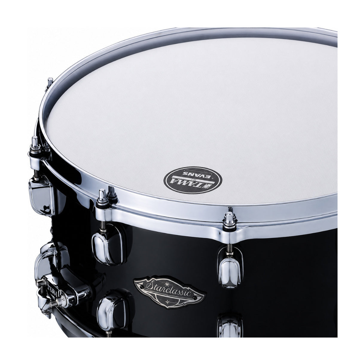 TAMA Starclassic Performer 14 x 6.5-inch Pro Snare Drum with Maple/Birch Shell (Piano Black)