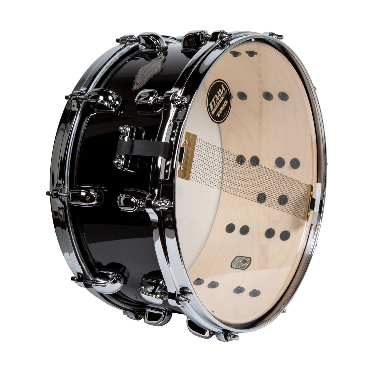 TAMA Starclassic Performer 14 x 6.5-inch Pro Snare Drum with Maple/Birch Shell (Piano Black)