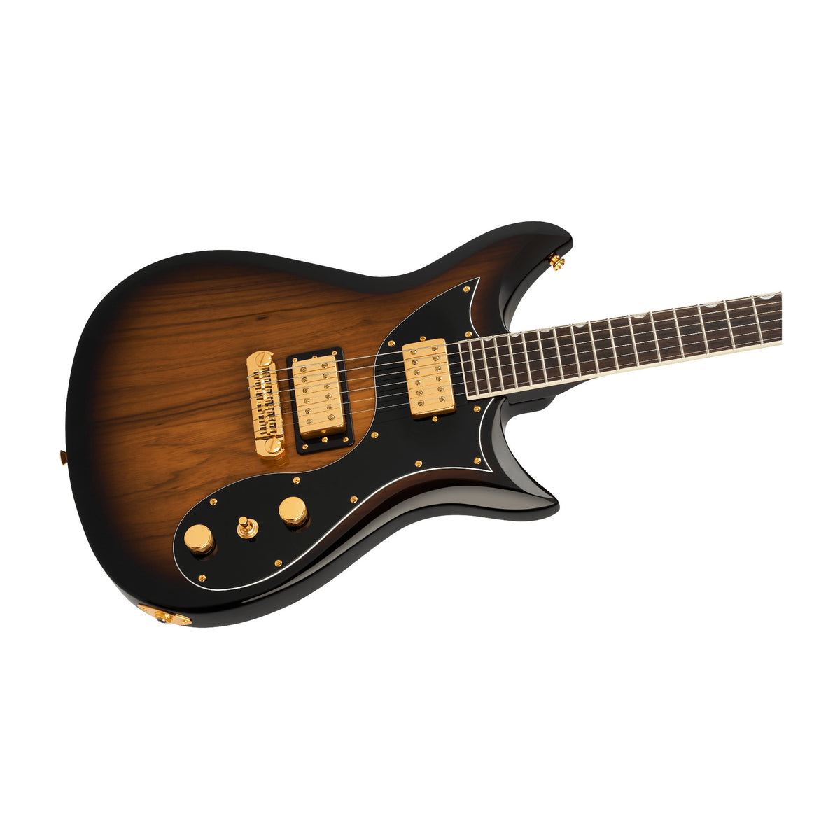 Gretsch Limited Edition Electromatic Black Limba CVT Electric Guitar with Gold Hardware (Sunburst)
