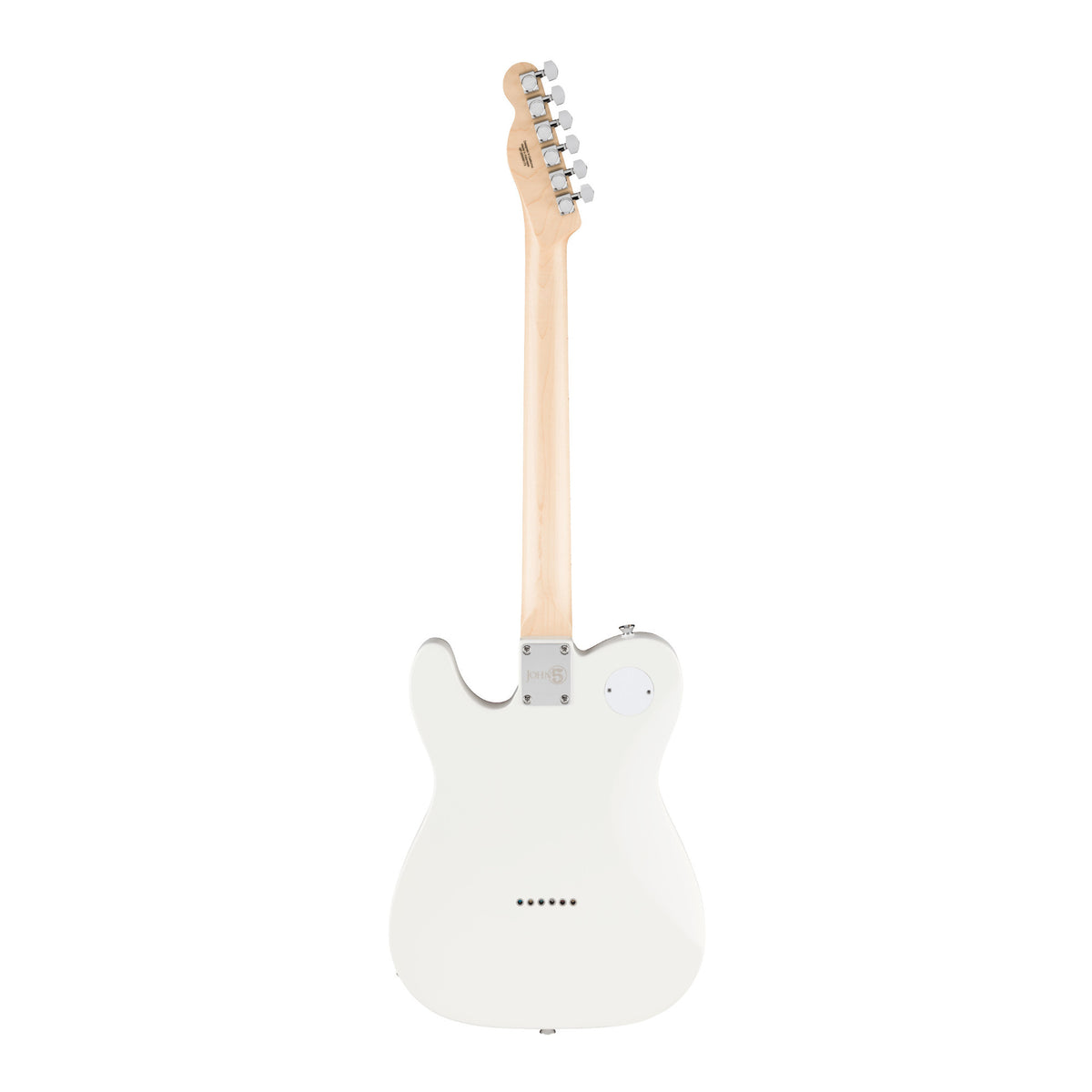 Fender John 5 Ghost Telecaster Right-Hand Electric Guitar (White)