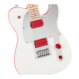 Fender John 5 Ghost Telecaster Right-Hand Electric Guitar (White)